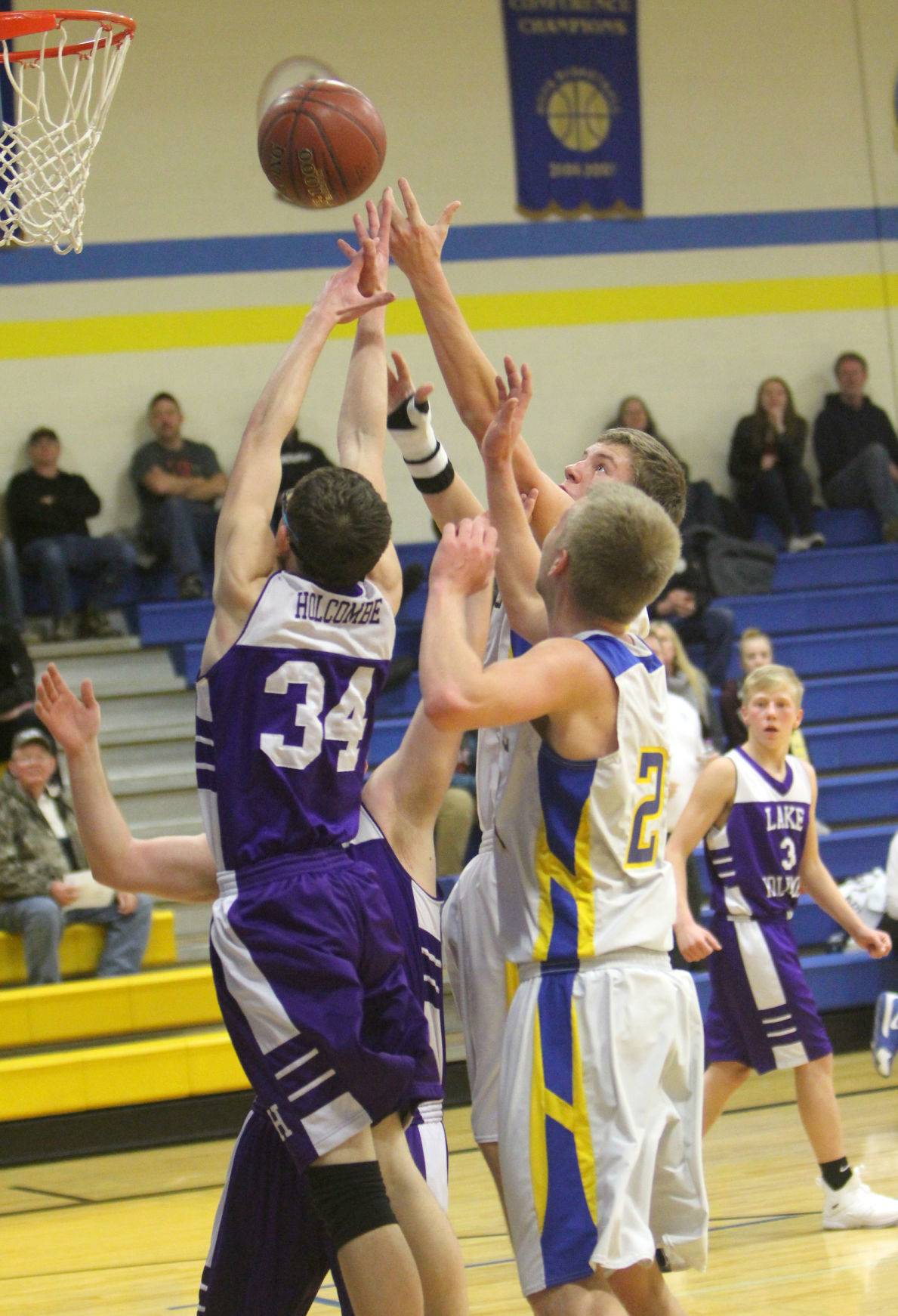 Lake Holcombe at Cornell boys basketball 1-10-19